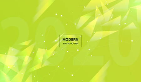 Background, Illustration vector graphic of modern background year's 2020 with light green colorのイラスト素材