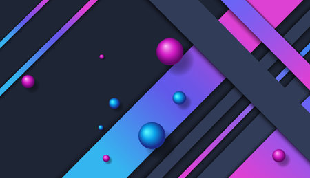 Abstract stripe blue and pink background. Vector illustration.