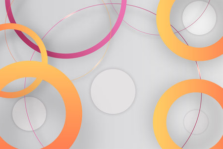 Gradient geometric background. circle shapes. Vector design illustration.
