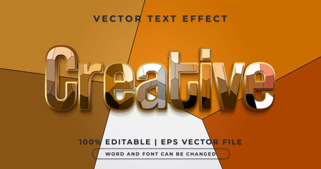 Creative editable text effect styleのイラスト素材