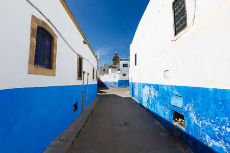 River Bou Regreg seafront and Kasbah in medina of Rabat, Morocco. Rabat is the capital of Morocco. Rabat is located on the Atlantic Ocean at the mouth of the river Bou Regreg.の写真素材
