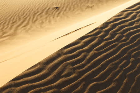 Sahara dunes in Merzouga, Africa, the grand Dune of Merzougaの写真素材
