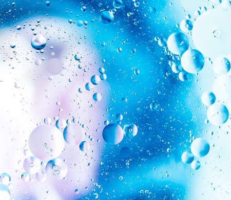 Multicolored, bright, fabulous background in the form of round ballsの写真素材