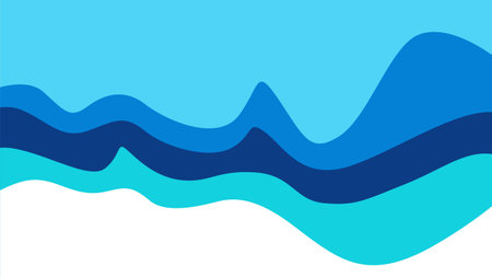 vector illustration of an abstract waves background