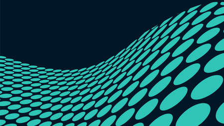 vector illustration of an abstract blue background with dotsのイラスト素材