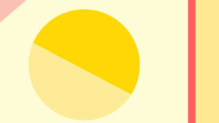 vector illustration of an abstract background with yellow circleのイラスト素材