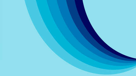 vector illustration of an abstract blue wave backgroundのイラスト素材