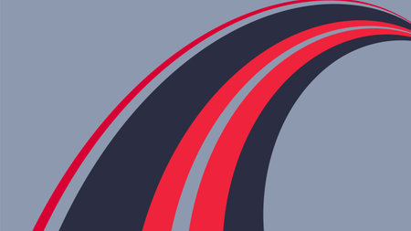 vector illustration of an abstract background with red striped