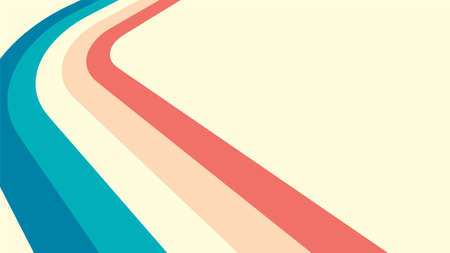 vector illustration of a retro background with stripesのイラスト素材