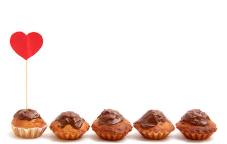 favorite cupcake book different from other ordinary cakesの写真素材