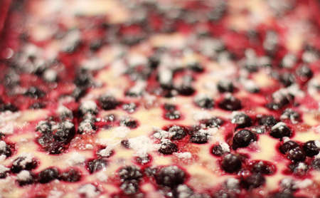 background with a delicious flavored berry pieの写真素材