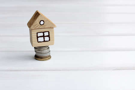 expensive house which compares favorably with otherの写真素材