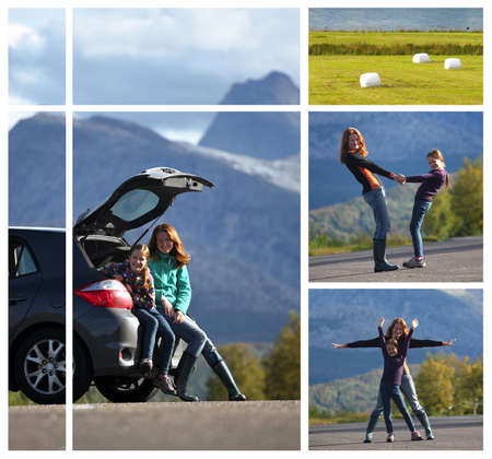 collage -  travel by  norway
の写真素材