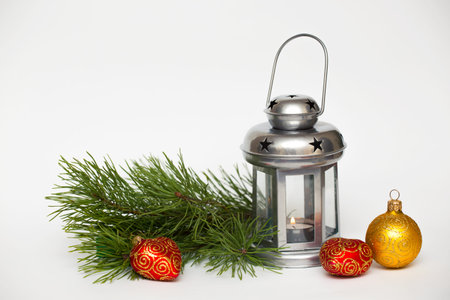 Christmas Decors on a white background