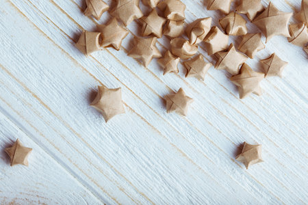 scrapbook background. background stars of kraft paper