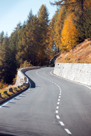 The Grossglockner High Alpine Road, Brennkogel. High Tauern National Park. Autumn