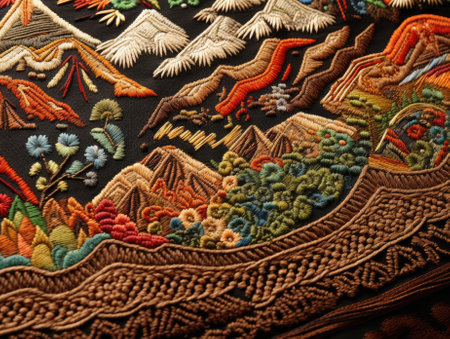 Vibrant Multi Colored Textures on Empty Backgroundの素材