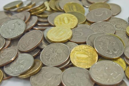 coins backgroundの写真素材
