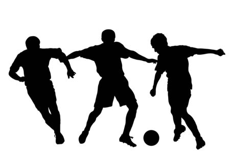 Soccer  players  のイラスト素材