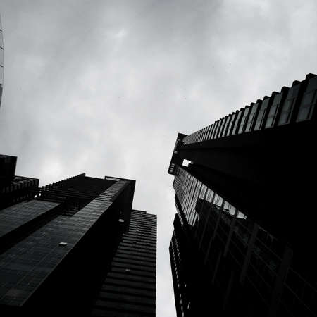 Building black and whiteの写真素材