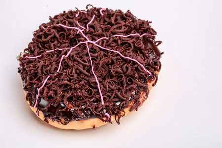 Donut isolated on white background