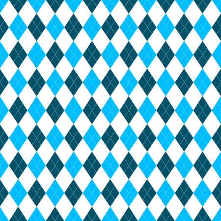 Blue patterns tablecloths stylish a illustration design.のイラスト素材