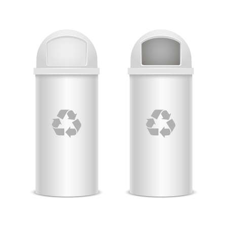 Blank of Recycle bin for garbage or trash. Vector.のイラスト素材