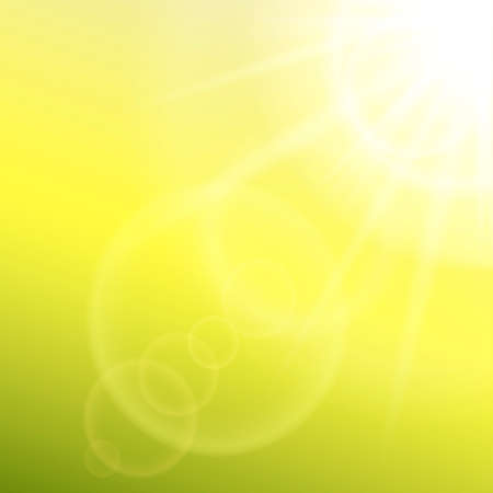 Abstract background with summer sun, lights and lens flares vector.のイラスト素材