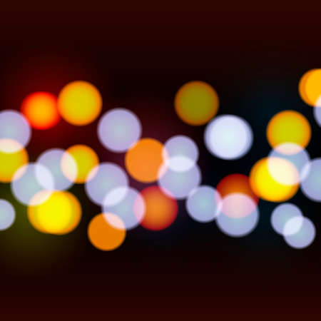 Abstract background defocused night lights vector.のイラスト素材