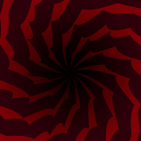 Abstract yellow red and black spiral background. Vector.のイラスト素材