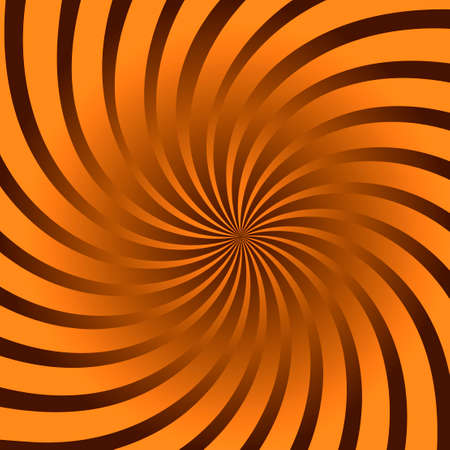 Abstract yellow spiral and gold background. Vector.のイラスト素材