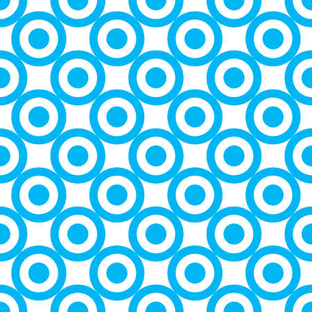 Seamless pattern with blue balls. Vector  background.のイラスト素材