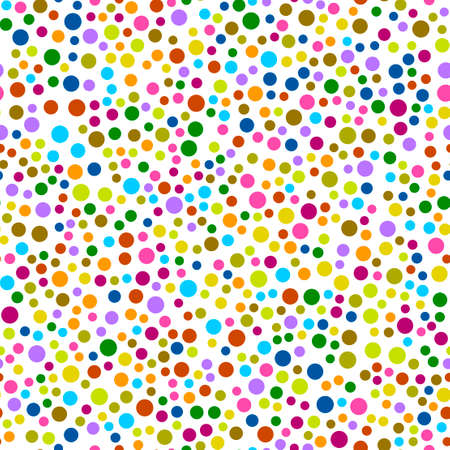 Seamless pattern with dots for fashion textile, cloth, backgrounds. Vector illustration.のイラスト素材