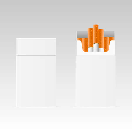 Blank package box of cigarettes. Vector mock up.

のイラスト素材