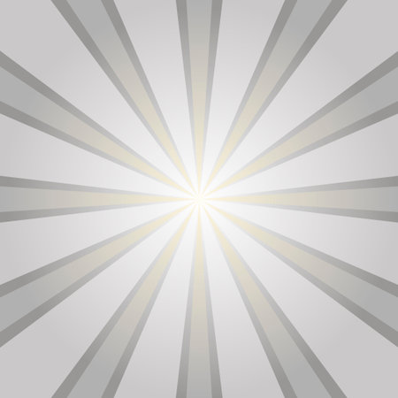 Retro grey background ray and stylish illustration. Vector illustration .