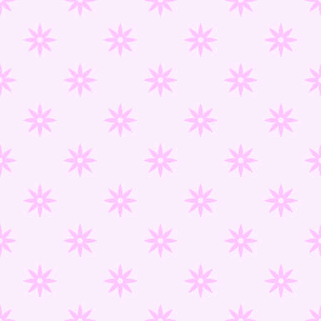 Seamless pattern with pink flower on pink background. Vectorのイラスト素材