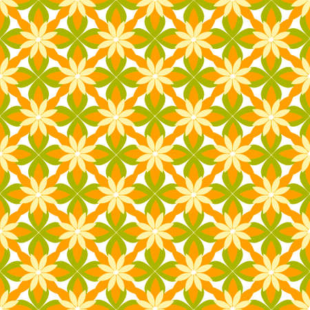 Seamless pattern with flower. Vectorのイラスト素材