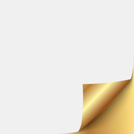 Paper corner peel. Blank sheet of folded sticky paper note. Vector illustration of sticker peel element for advertising message on transparent background.のイラスト素材