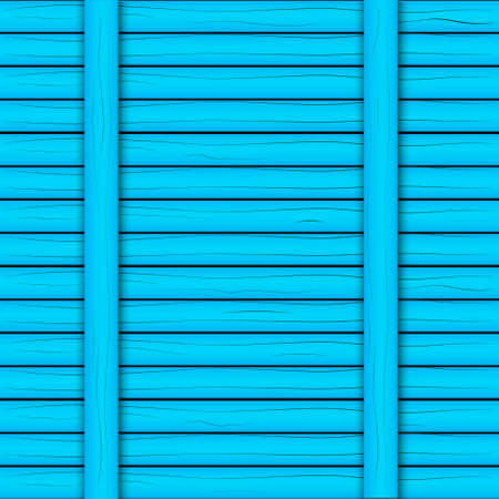 Painted blue wooden background. Vector illustration.のイラスト素材