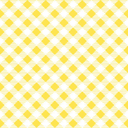 Yellow patterns tablecloths stylish a illustration design. Geometrical traditional ornament for fashion textile, cloth, backgrounds. Vector illustration.のイラスト素材
