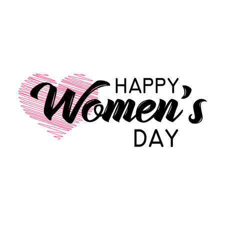 Happy Women's day greeting card vector.のイラスト素材