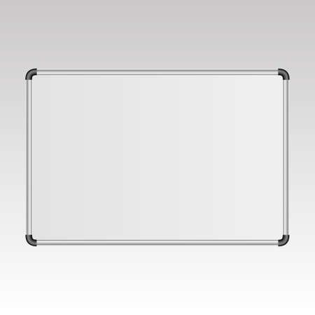 Realistic white school board. Vectorのイラスト素材