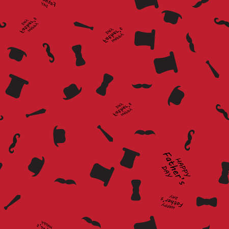 Happy Father's Day greeting card. Vector illustrationのイラスト素材