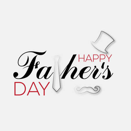 Happy Father's Day greeting card. Vector illustrationのイラスト素材