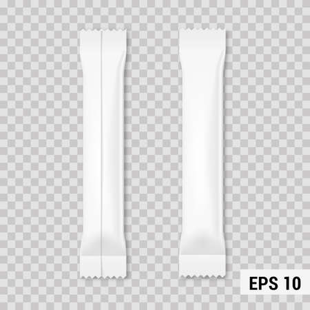 Realistic coffee or sugar packing. Vectorのイラスト素材