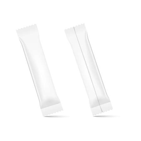 Realistic coffee or sugar packing. Vectorのイラスト素材