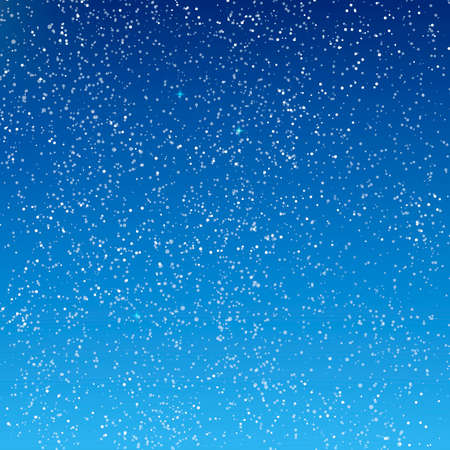 Winter background with snowflakes for Christmas or New Year. Vectorのイラスト素材