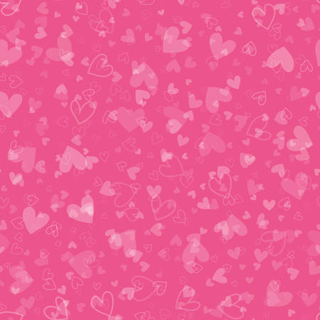 Seamless pattern with white hearts for Valentine's Day. Vectorのイラスト素材