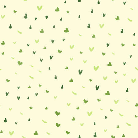 Seamless pattern with hearts for Valentine Day. Vector.のイラスト素材