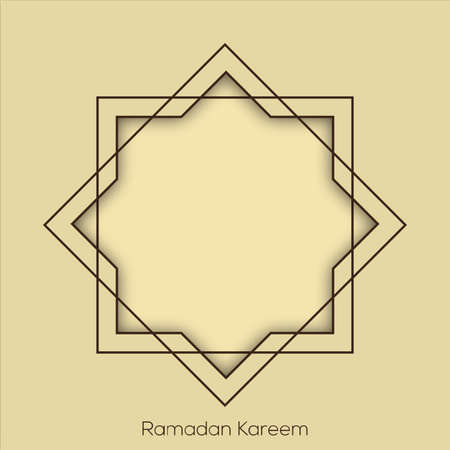 Ramadan Kareem greeting ornament pattern background. Vectorのイラスト素材